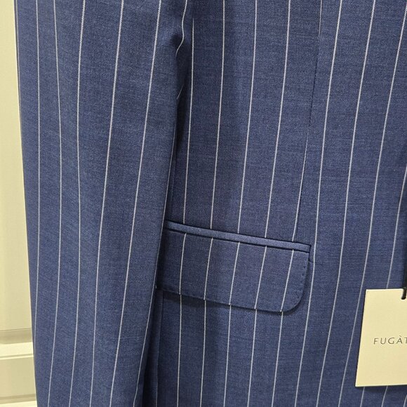 Fugato Virgin Wool Pin-Stripe Suit - Picture 4 of 16